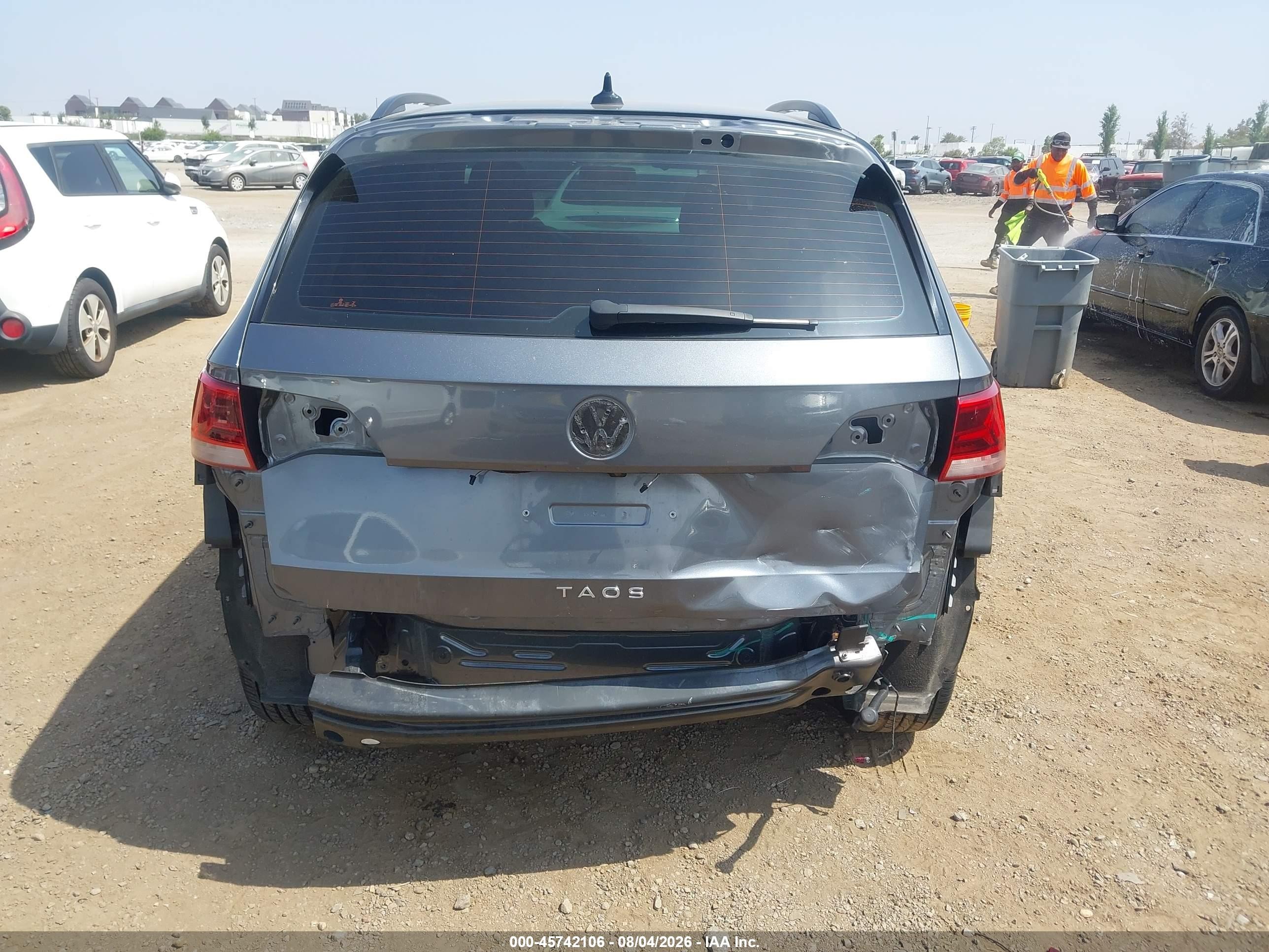 2022 Volkswagen Taos 1.5t S Gray vin: 3VVCX7B20NM032453