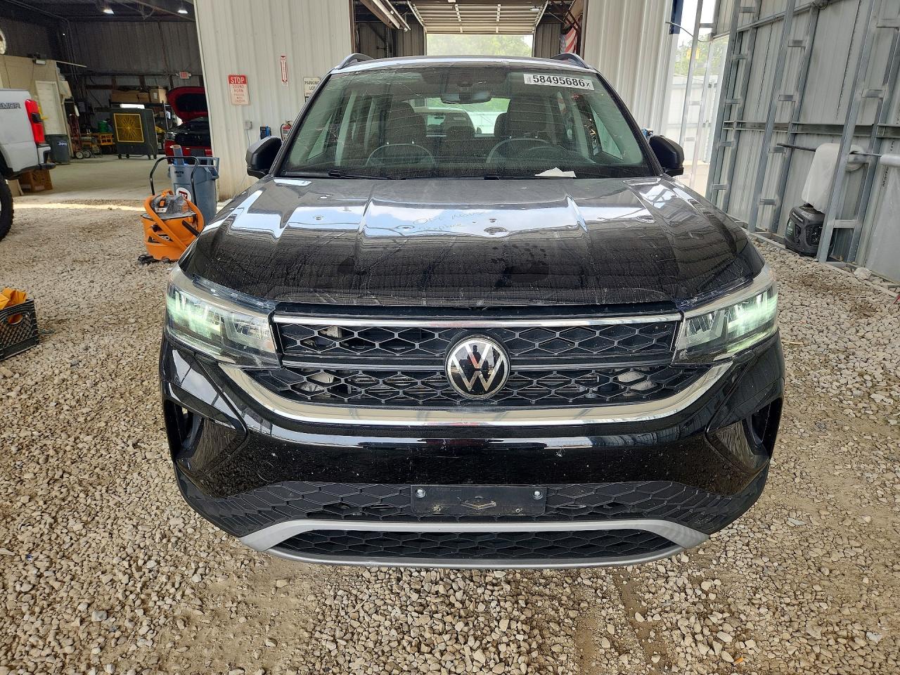 2023 Volkswagen Taos S Black vin: 3VVCX7B26PM377800