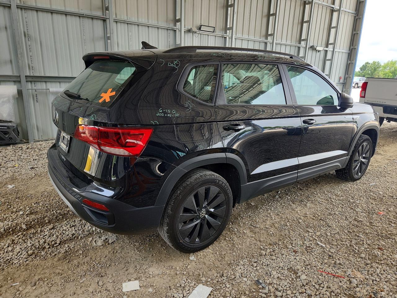 2023 Volkswagen Taos S Black vin: 3VVCX7B26PM377800