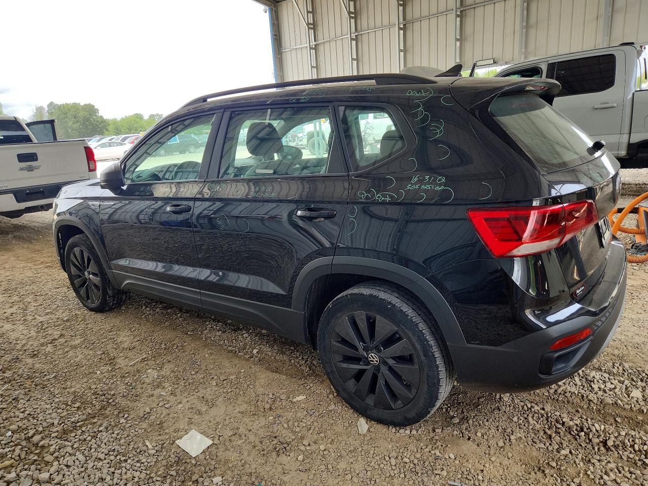 2023 Volkswagen Taos S Black vin: 3VVCX7B26PM377800