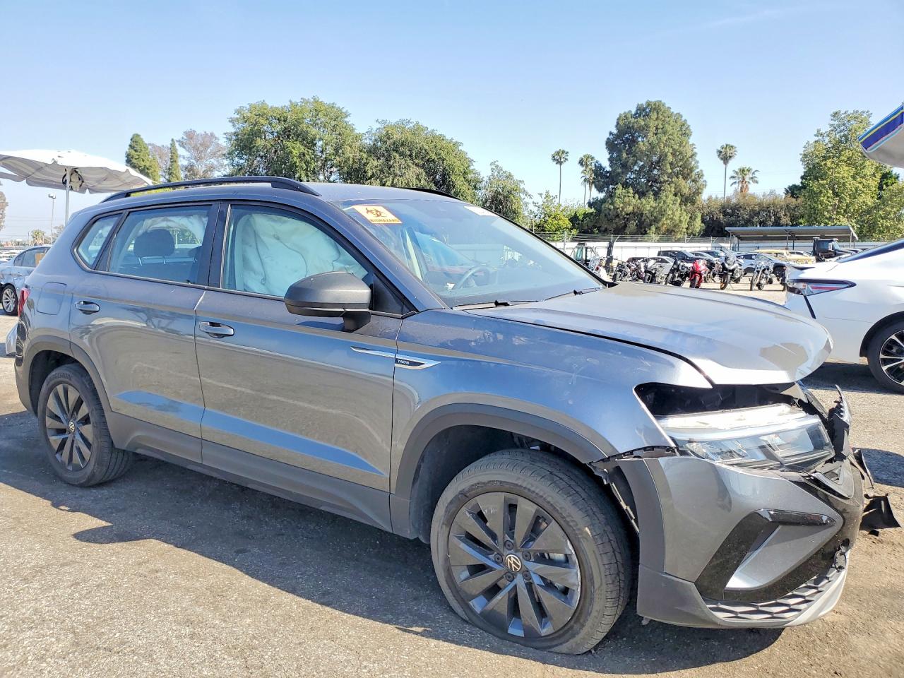 2023 Volkswagen Taos S Серый vin: 3VVDX7B25PM361981