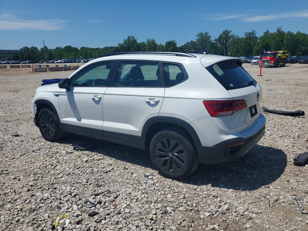 2023 Volkswagen Taos S White vin: 3VVDX7B26PM320193