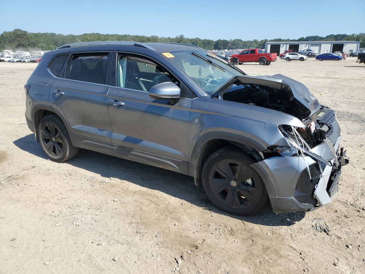 2025 Volkswagen Taos Se Gray vin: 3VVEC7B28SM008515