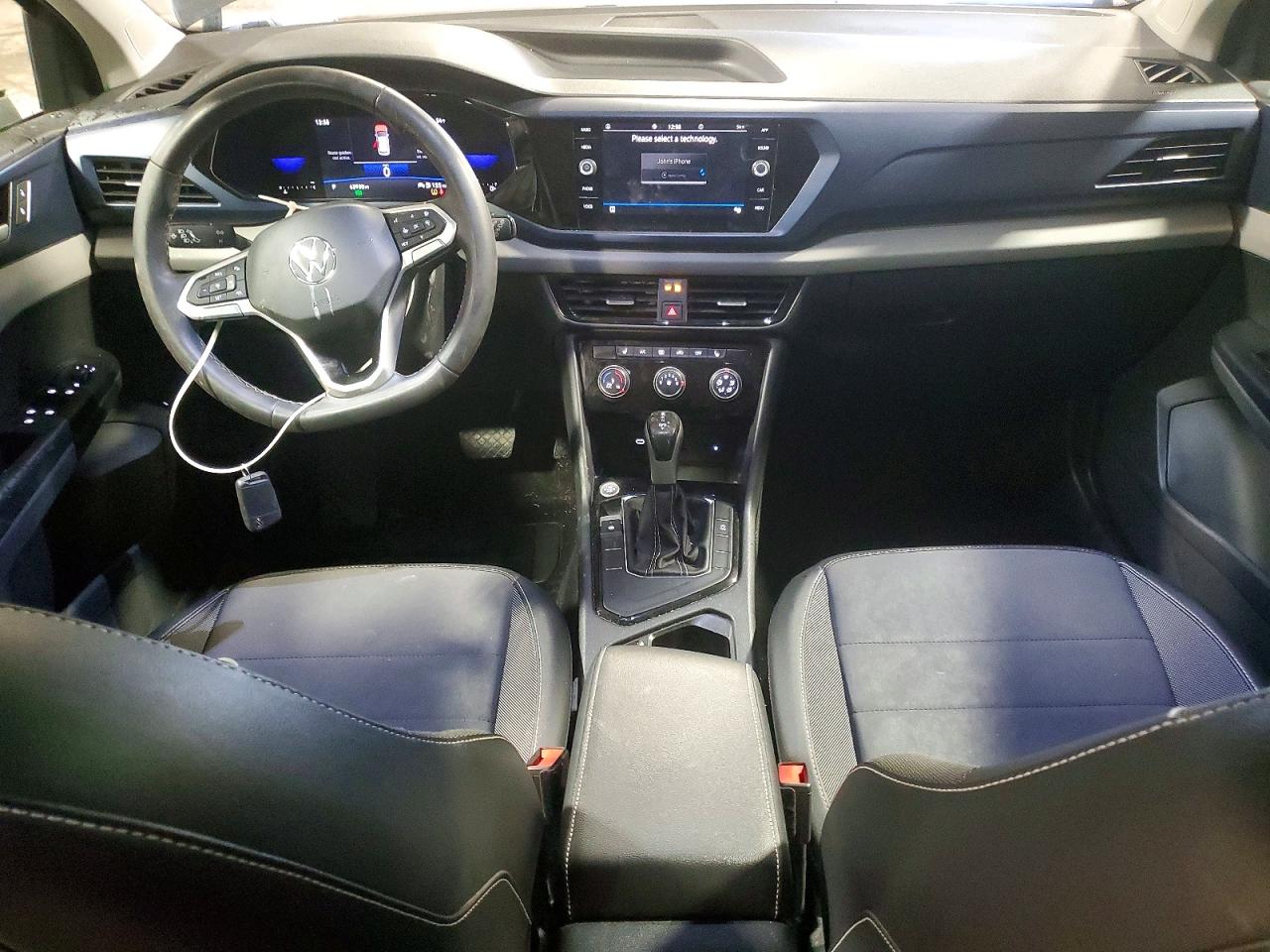 2023 Volkswagen Taos Se Черный vin: 3VVEX7B21PM323183