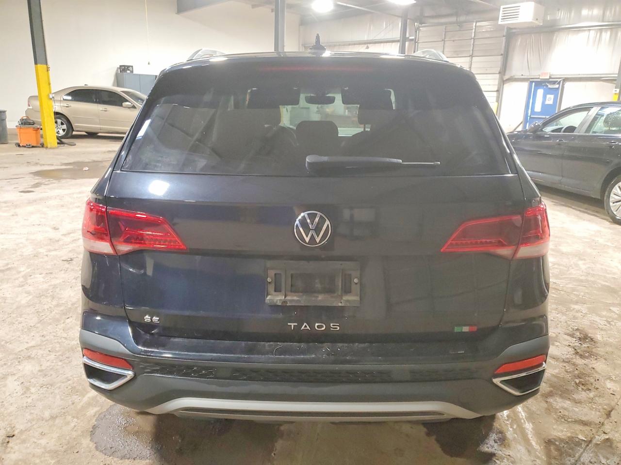 2023 Volkswagen Taos Se Черный vin: 3VVEX7B21PM323183