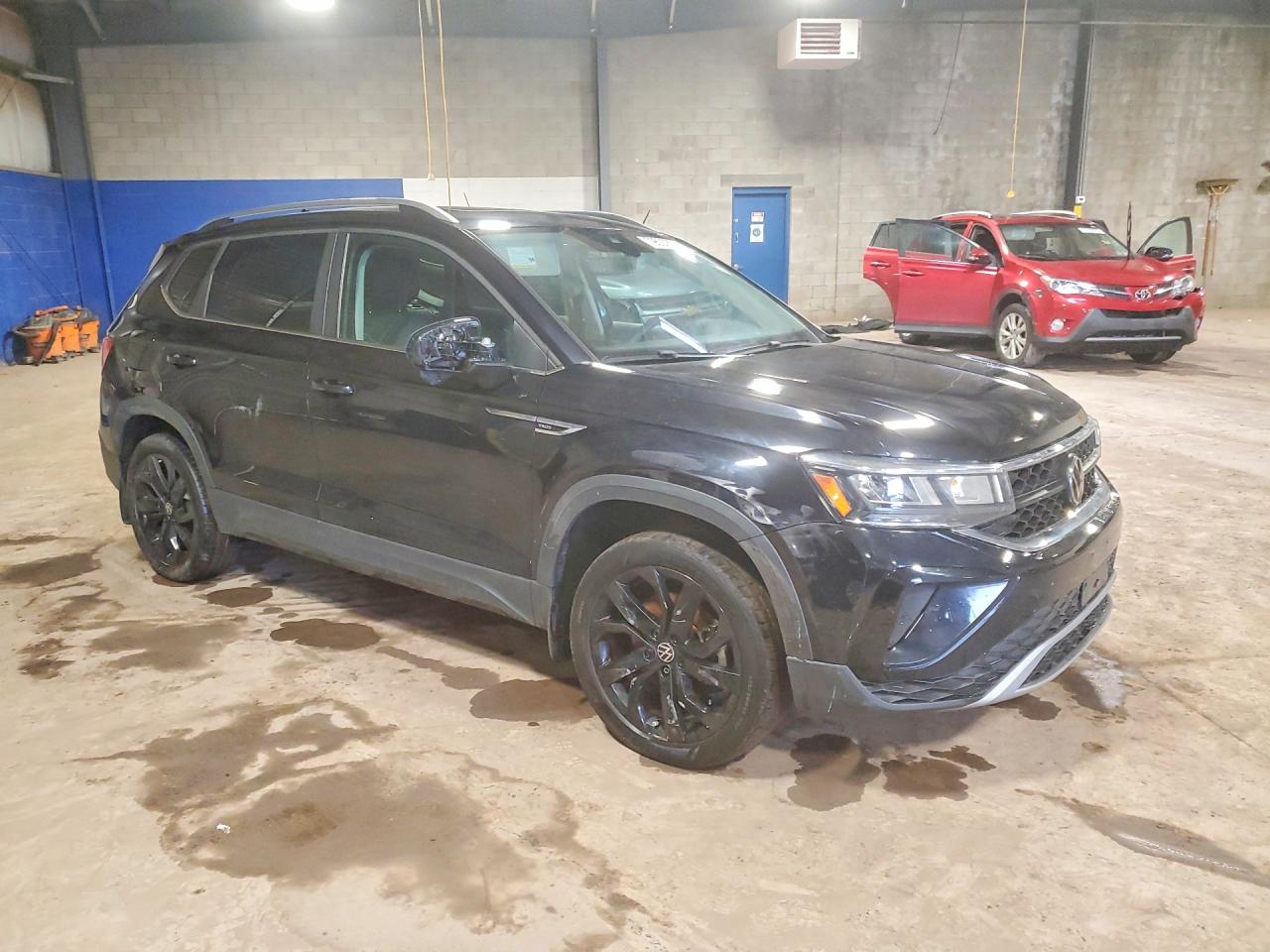 2023 Volkswagen Taos Se Черный vin: 3VVEX7B21PM323183