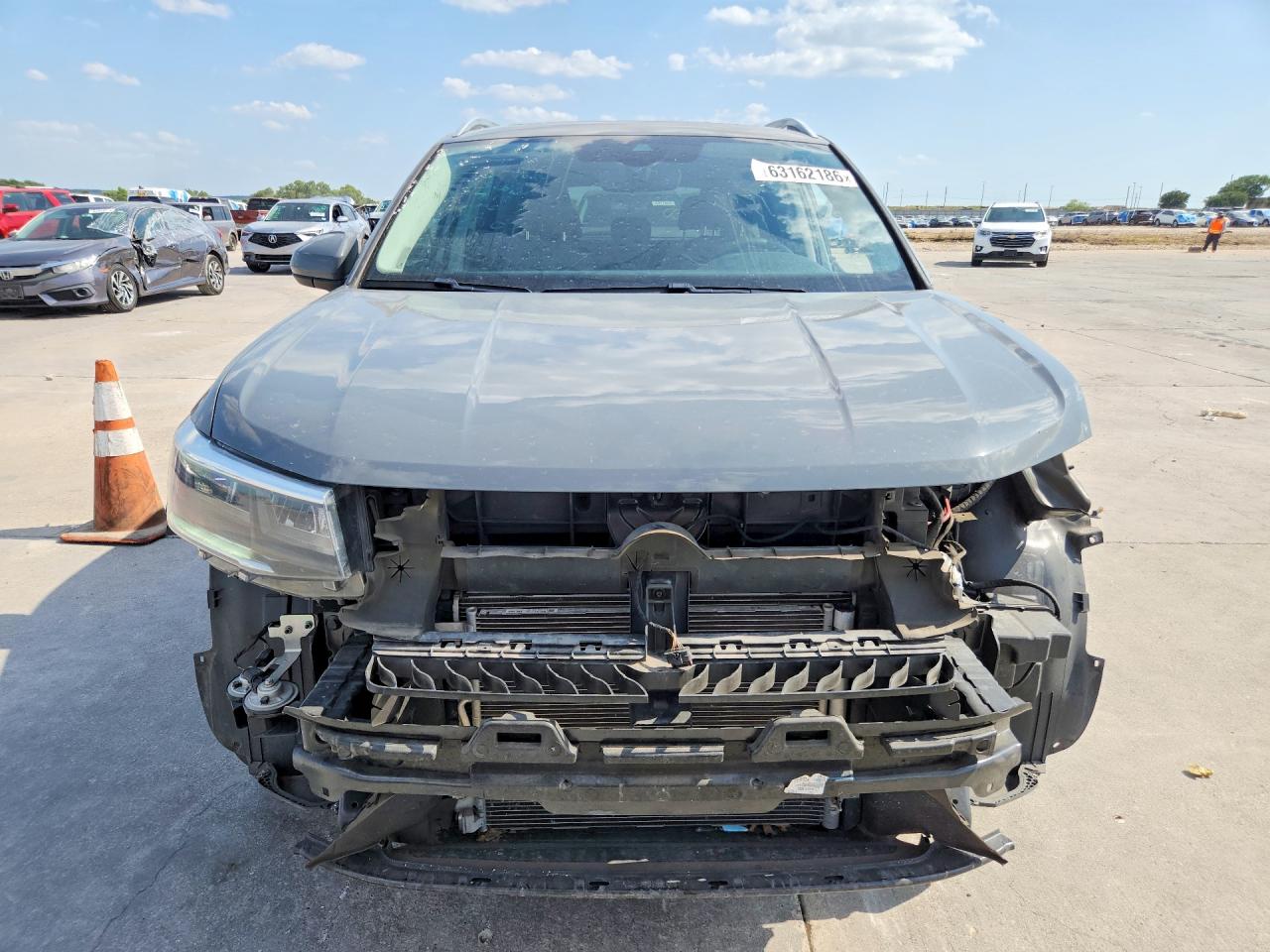 2023 Volkswagen Taos Se Gray vin: 3VVEX7B27PM355264