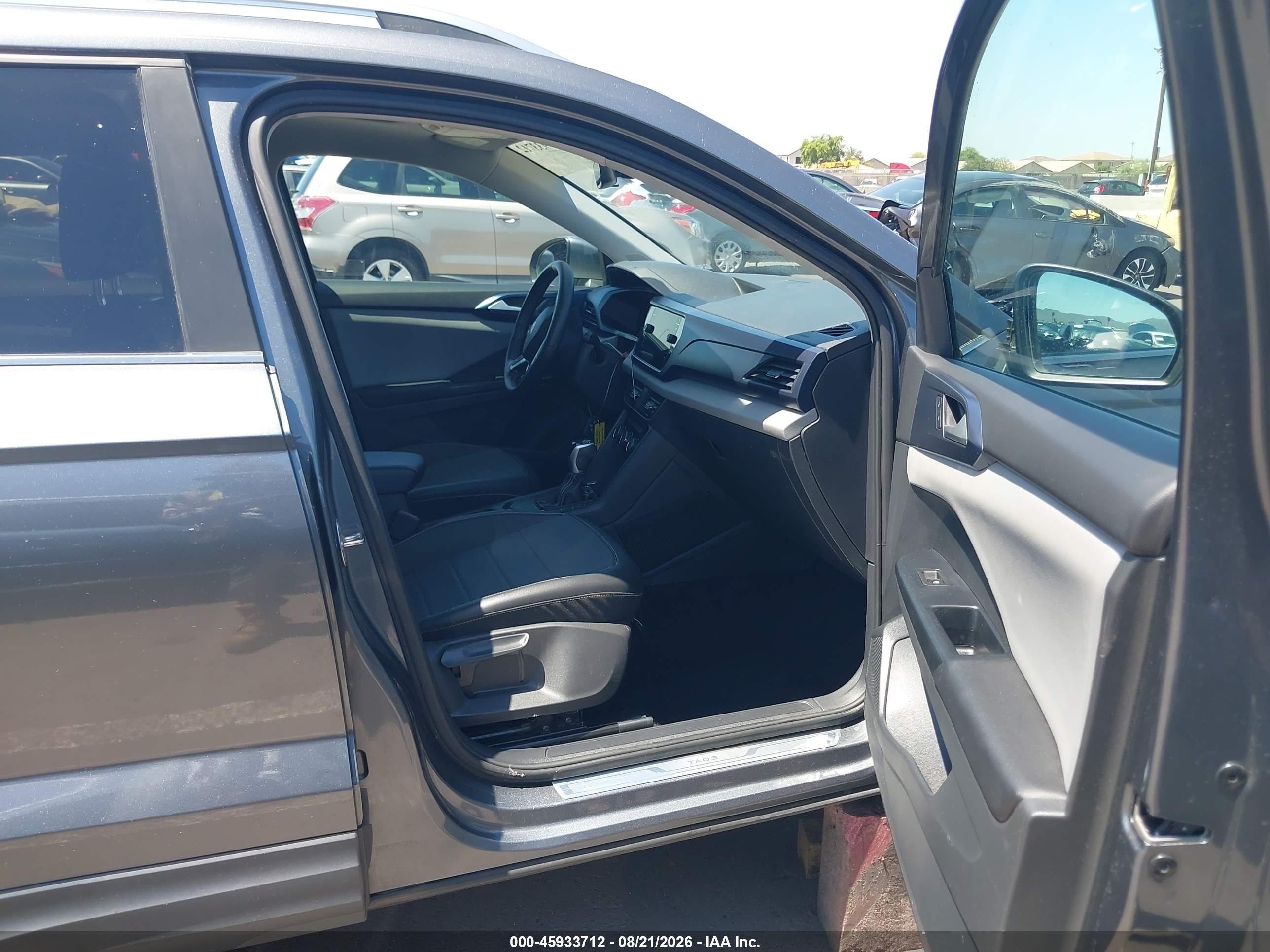 2023 Volkswagen Taos 1.5t Se Gray vin: 3VVEX7B29PM321472