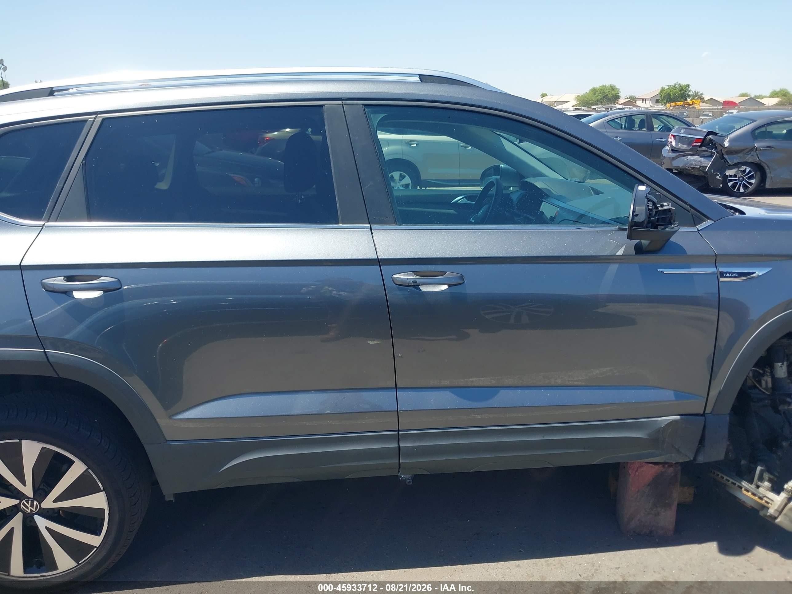 2023 Volkswagen Taos 1.5t Se Gray vin: 3VVEX7B29PM321472