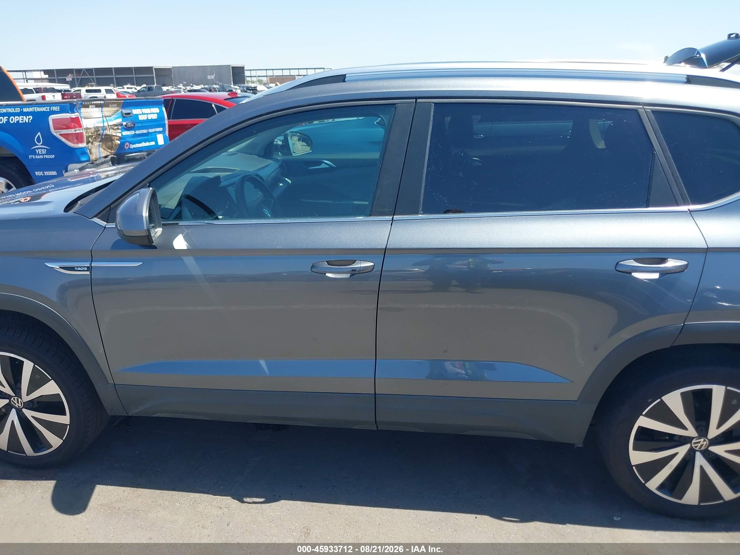2023 Volkswagen Taos 1.5t Se Gray vin: 3VVEX7B29PM321472