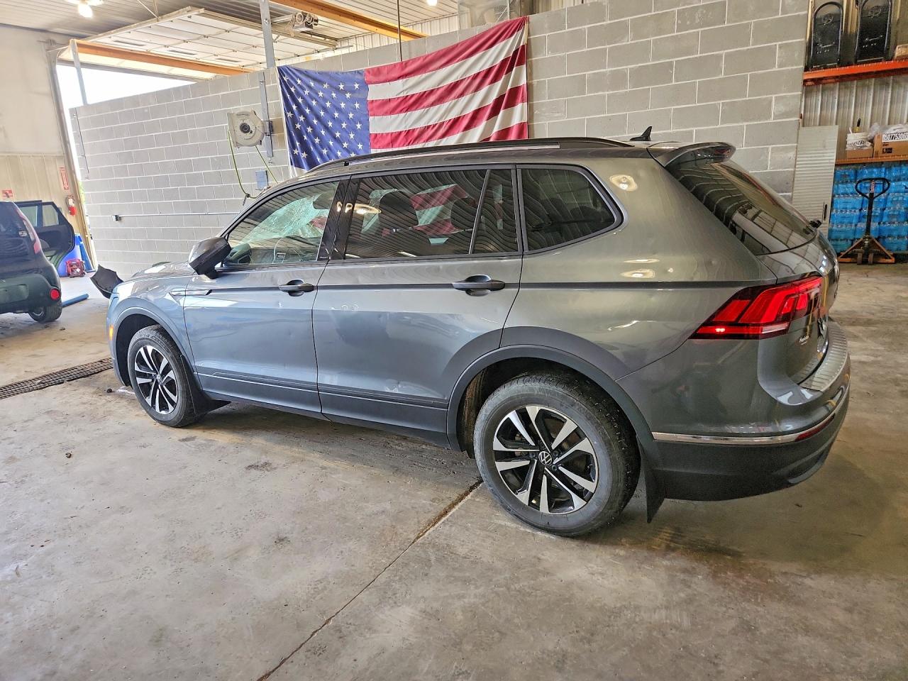 2023 Volkswagen Tiguan S Gray vin: 3VVFB7AX1PM034630