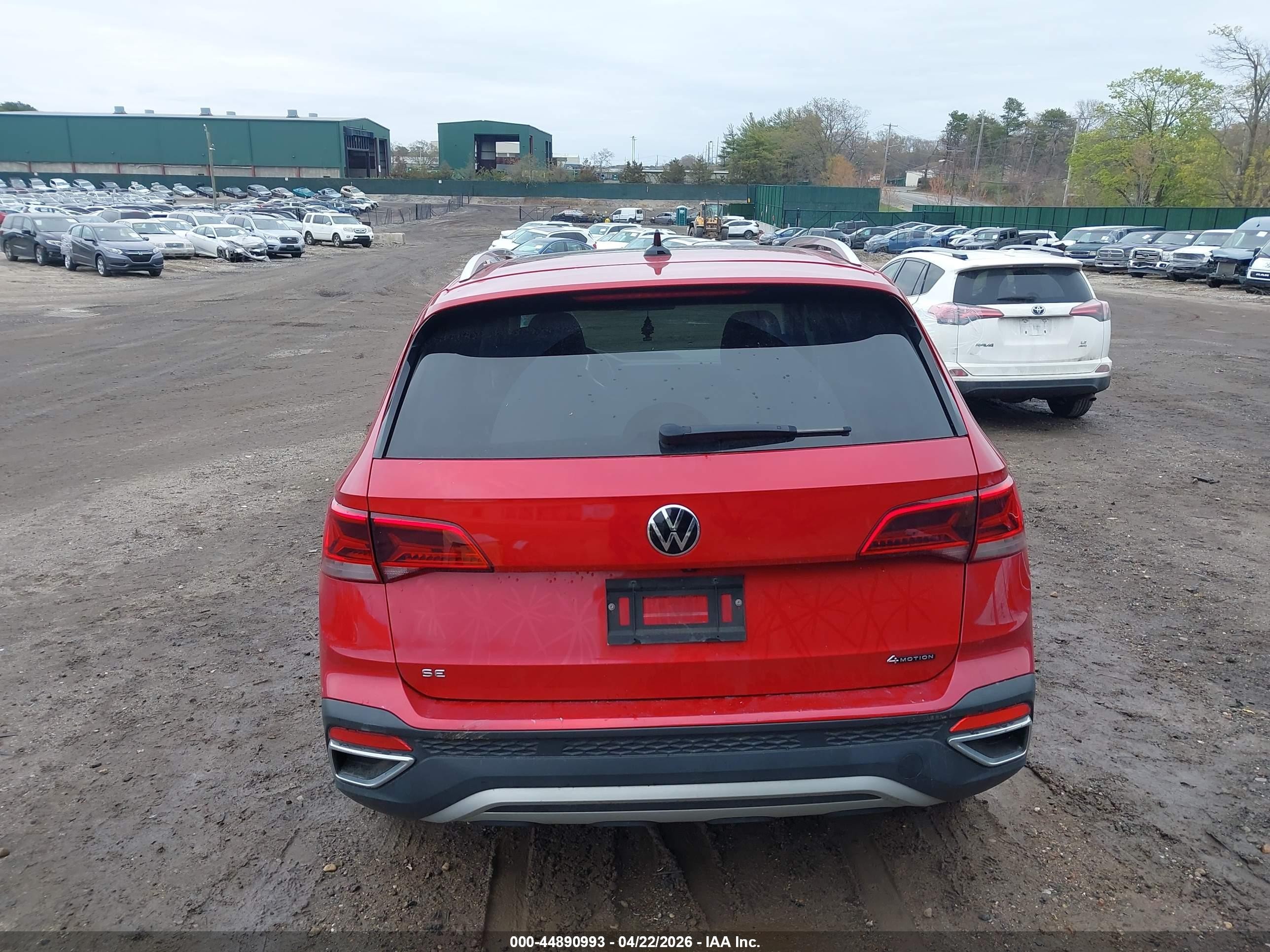 2022 Volkswagen Taos 1.5t Se Красный vin: 3VVLX7B26NM019481