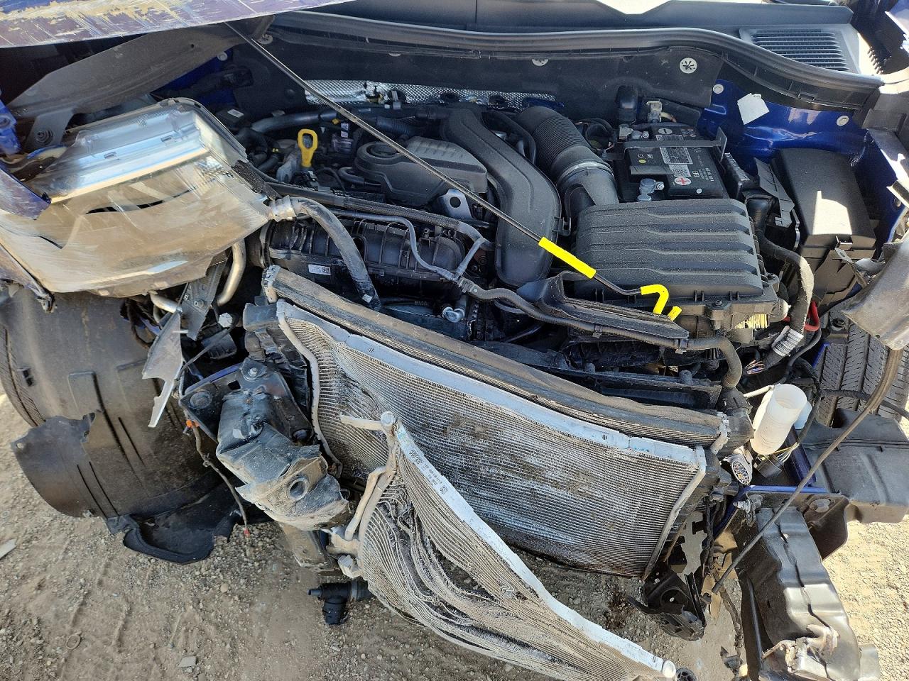 2022 Volkswagen Taos Se Iq Drive Синий vin: 3VVLX7B2XNM081711