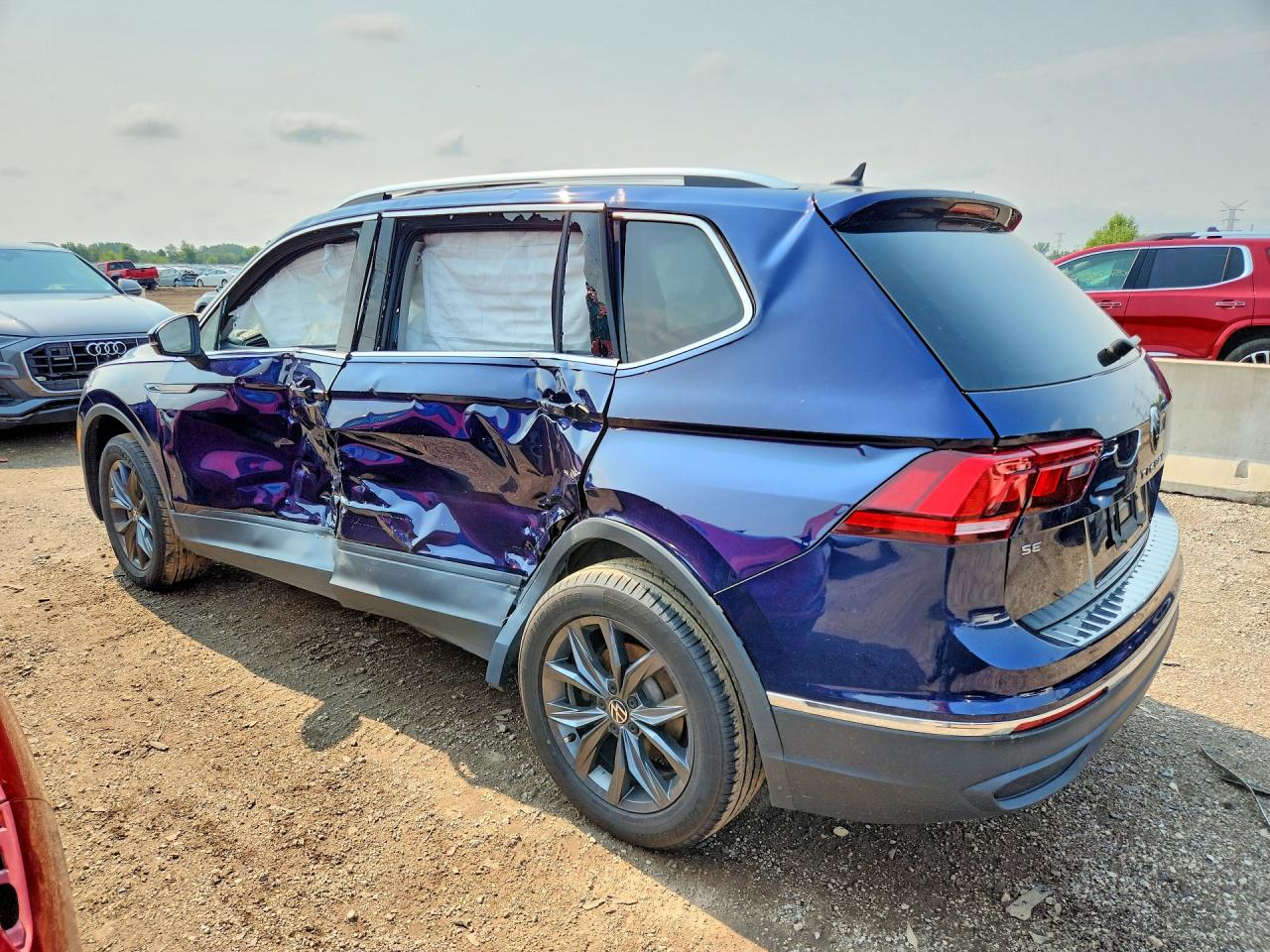 2023 Volkswagen Tiguan Se Blue vin: 3VVMB7AX5PM104119