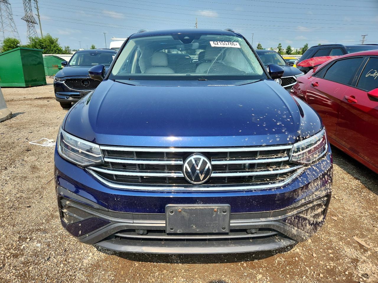 2023 Volkswagen Tiguan Se Blue vin: 3VVMB7AX5PM104119