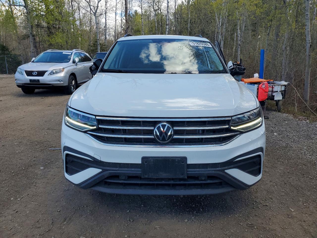 2024 Volkswagen Tiguan Se White vin: 3VVMB7AX7RM138856
