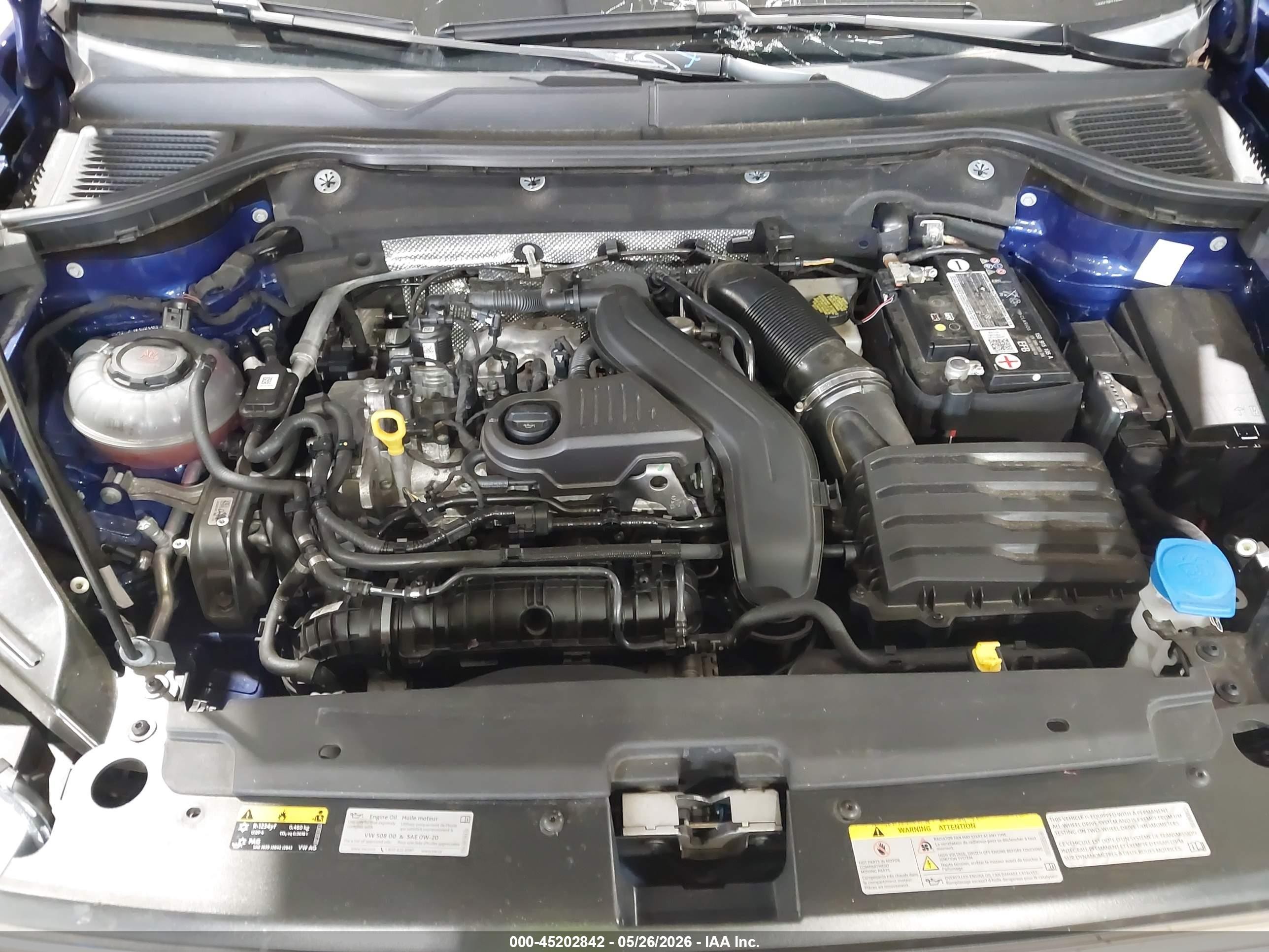 2022 Volkswagen Taos 1.5t S Blue vin: 3VVMX7B21NM050433