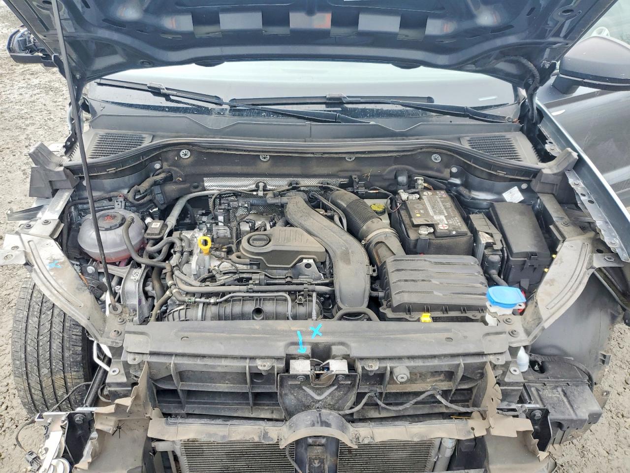 2022 Volkswagen Taos S Gray vin: 3VVMX7B22NM065054