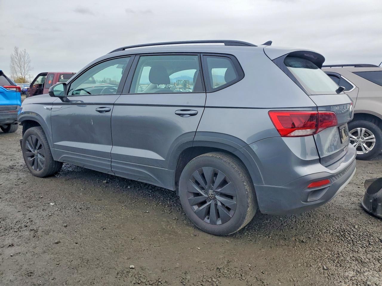 2022 Volkswagen Taos S Gray vin: 3VVMX7B22NM065054