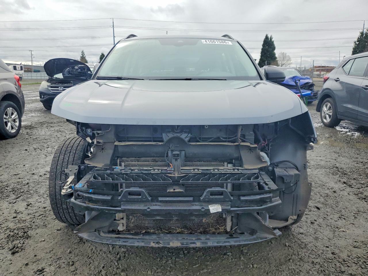 2022 Volkswagen Taos S Gray vin: 3VVMX7B22NM065054
