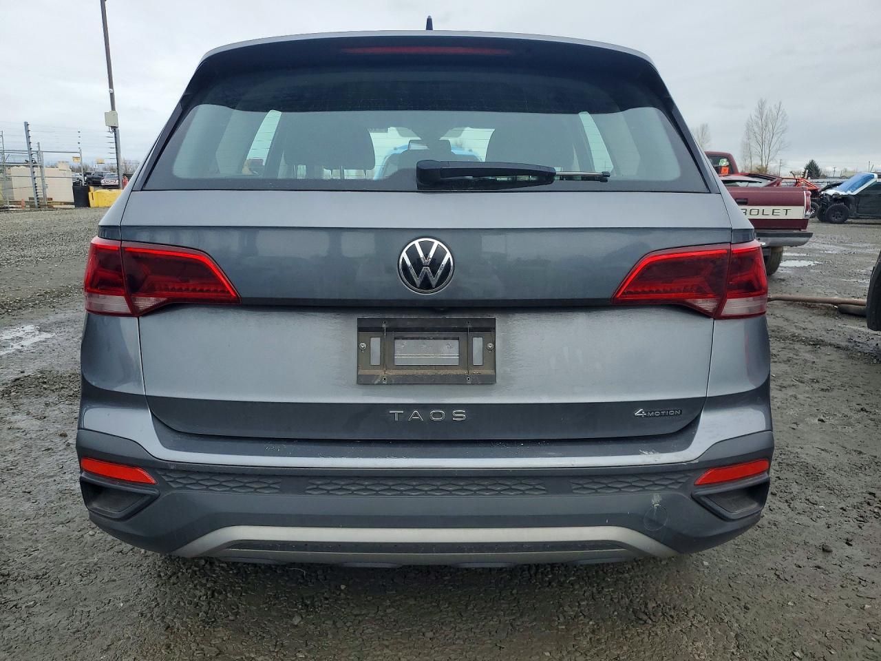 2022 Volkswagen Taos S Gray vin: 3VVMX7B22NM065054