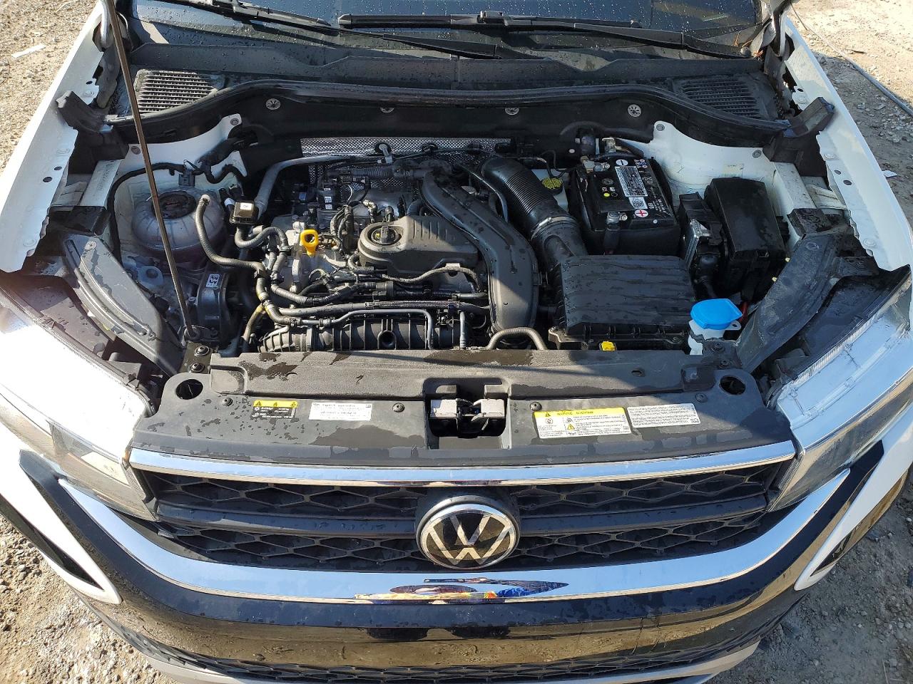 2022 Volkswagen Taos S Белый vin: 3VVMX7B29NM023772