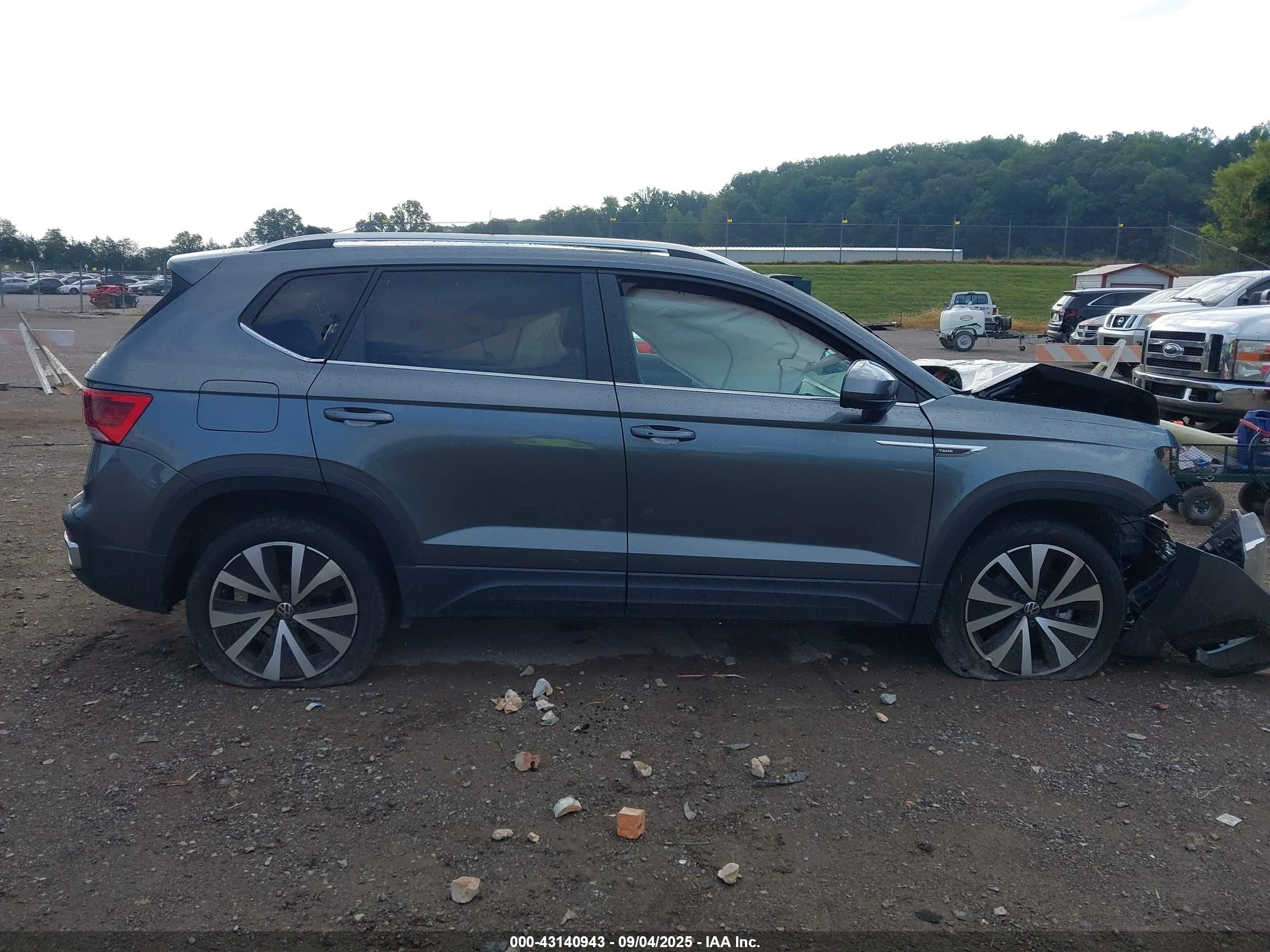 2023 Volkswagen Taos 1.5t Se Серый vin: 3VVNX7B27PM311362