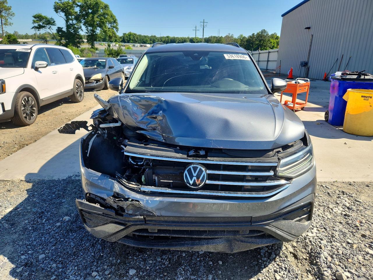 2024 Volkswagen Tiguan S Gray vin: 3VVRB7AX7RM022465