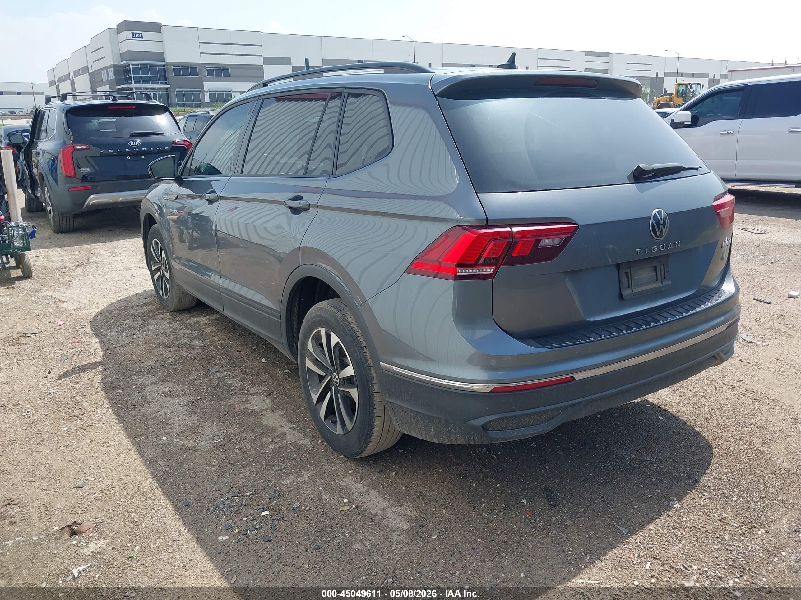 2024 Volkswagen Tiguan 2.0t S Gray vin: 3VVRB7AX9RM109624
