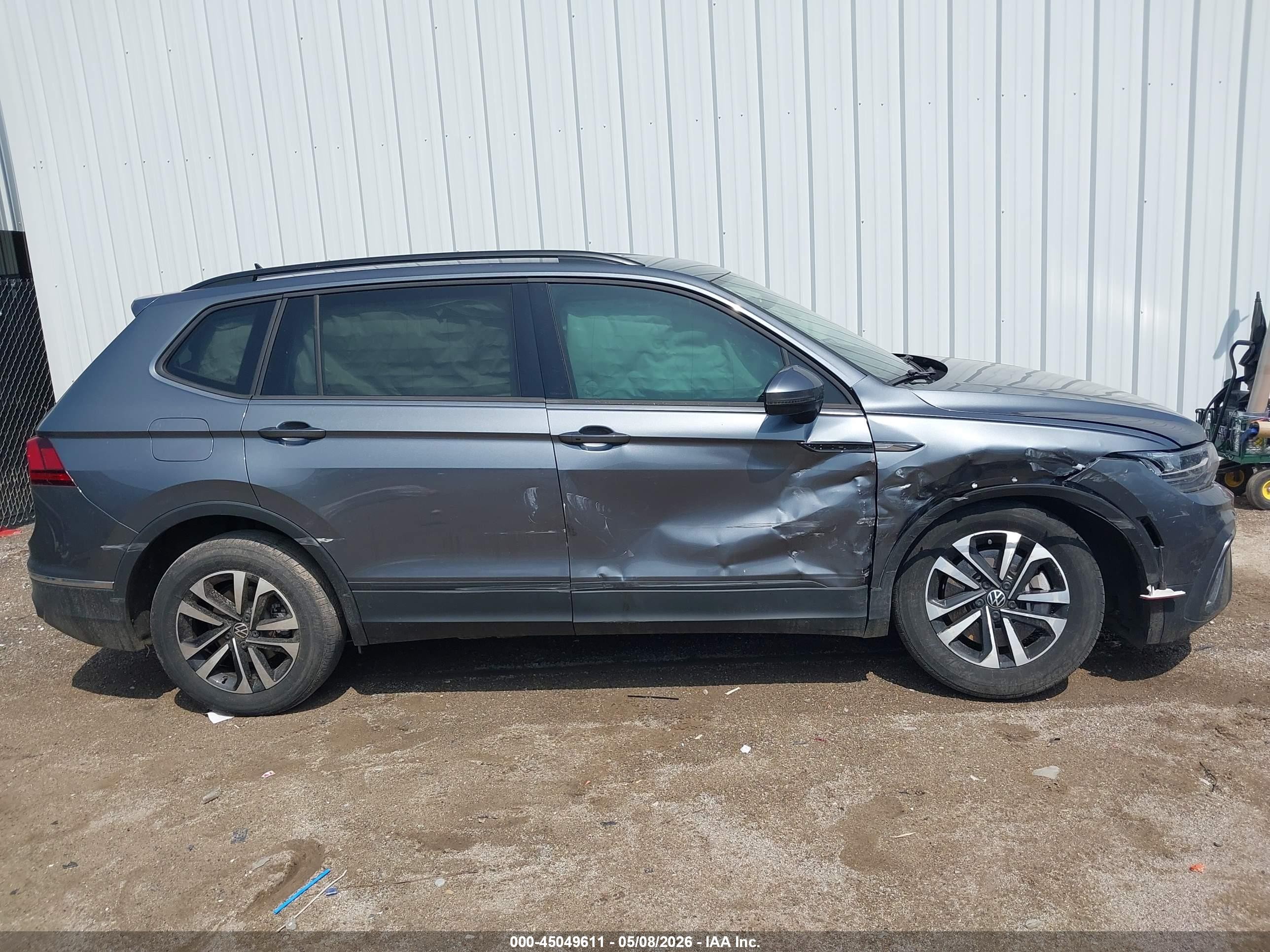 2024 Volkswagen Tiguan 2.0t S Gray vin: 3VVRB7AX9RM109624