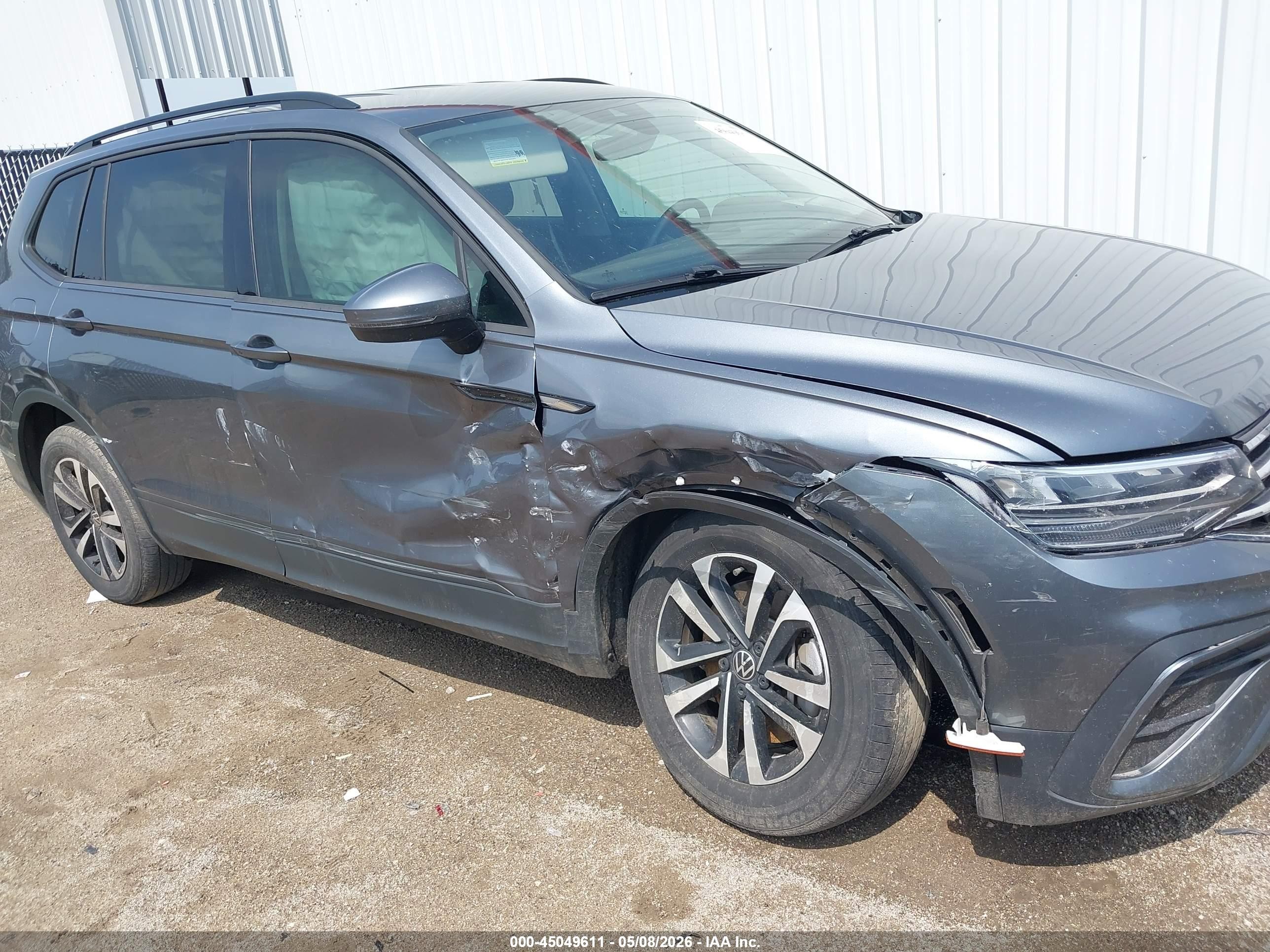 2024 Volkswagen Tiguan 2.0t S Gray vin: 3VVRB7AX9RM109624