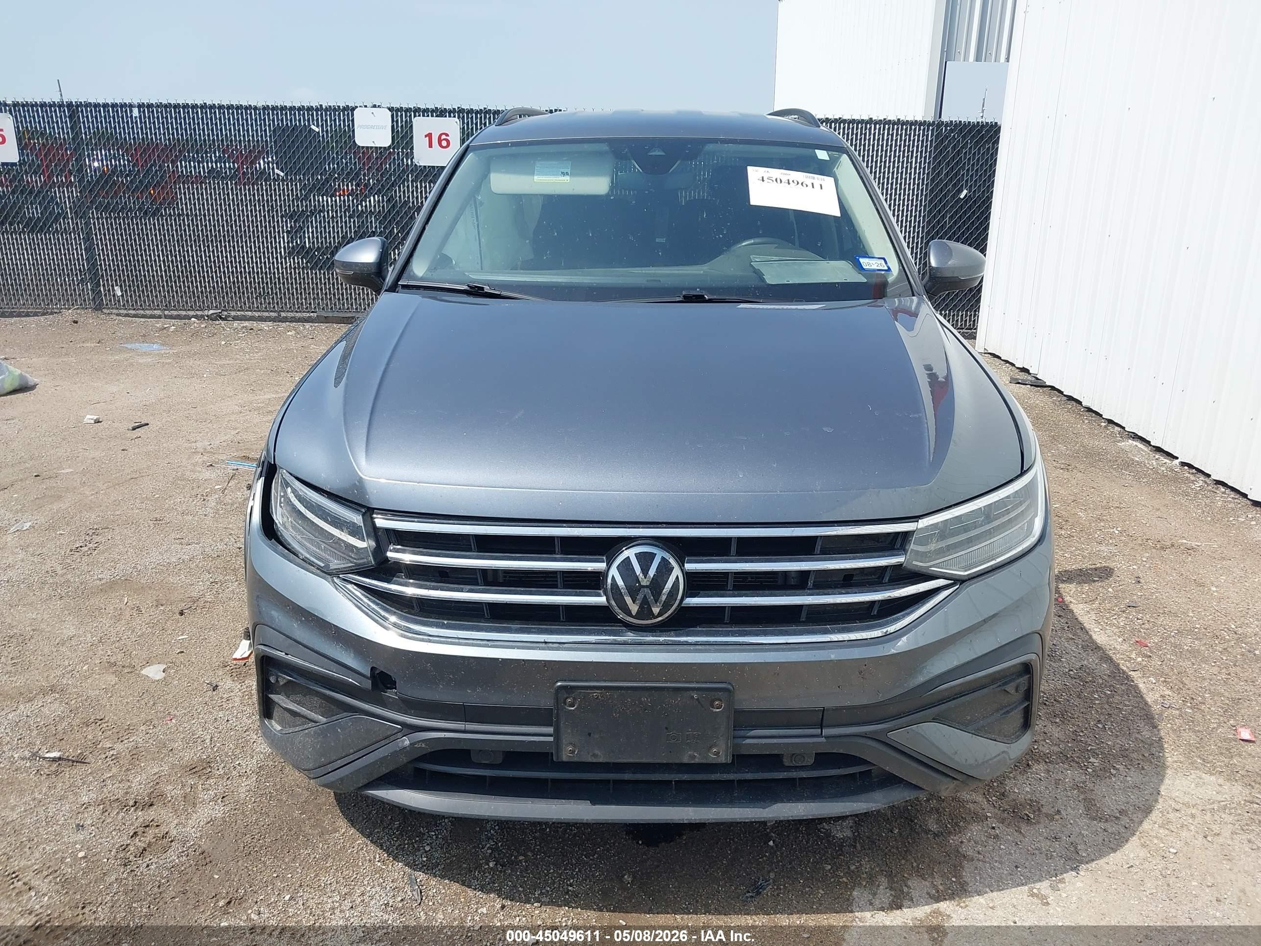 2024 Volkswagen Tiguan 2.0t S Gray vin: 3VVRB7AX9RM109624
