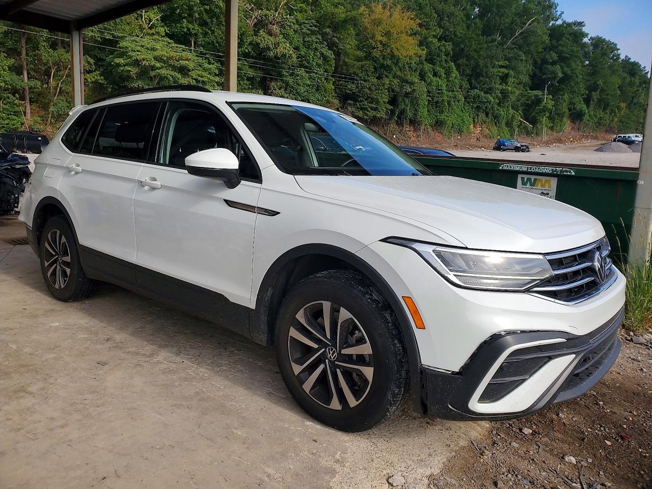 2023 Volkswagen Tiguan S White vin: 3VVRB7AXXPM072032