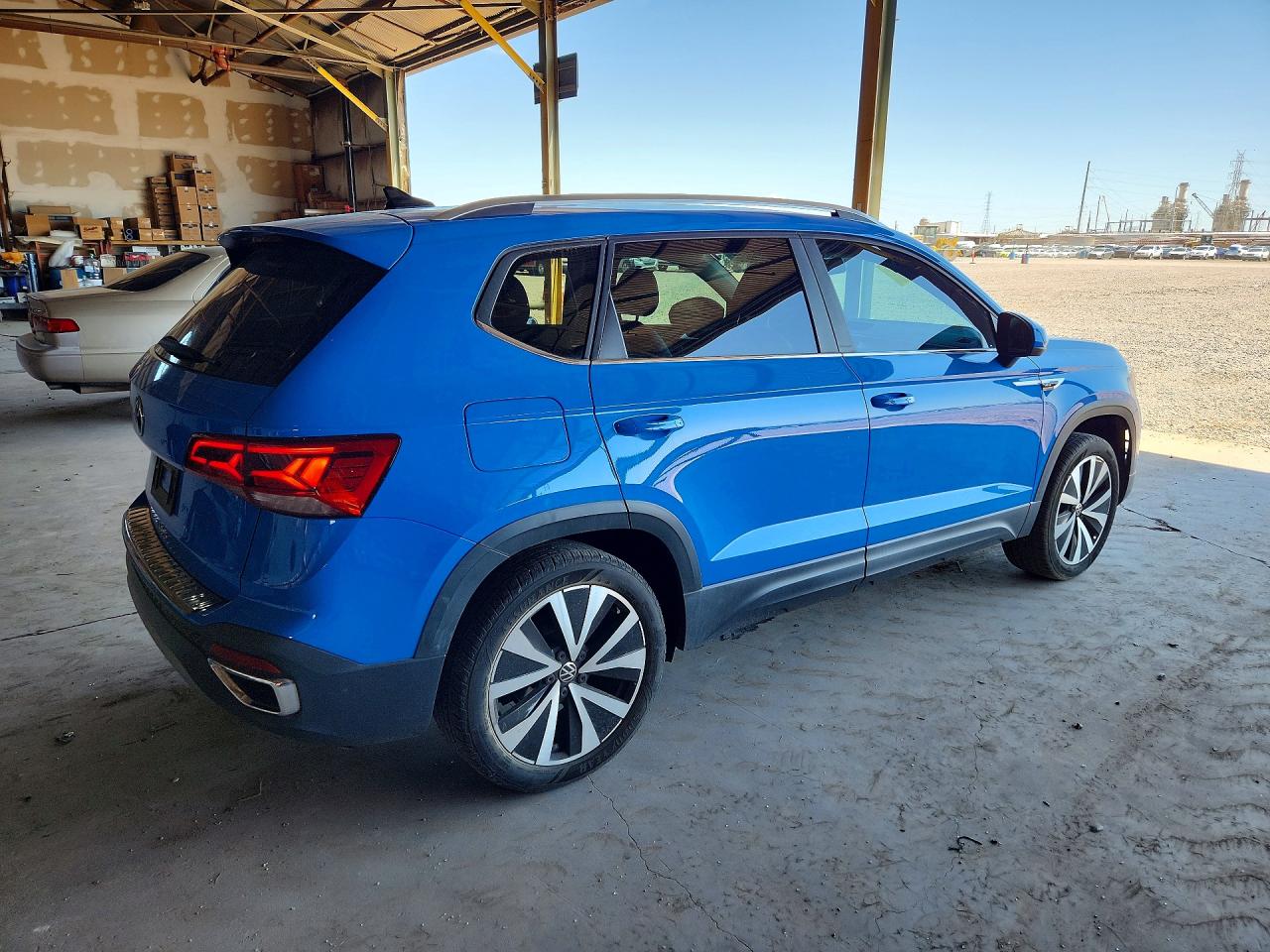 2022 Volkswagen Taos Se Синий vin: 3VVRX7B20NM086586
