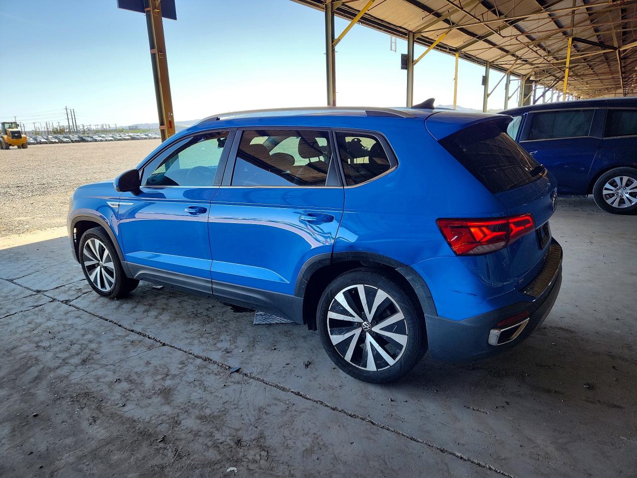 2022 Volkswagen Taos Se Синий vin: 3VVRX7B20NM086586