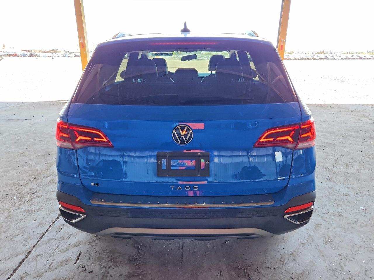 2022 Volkswagen Taos Se Синий vin: 3VVRX7B20NM086586