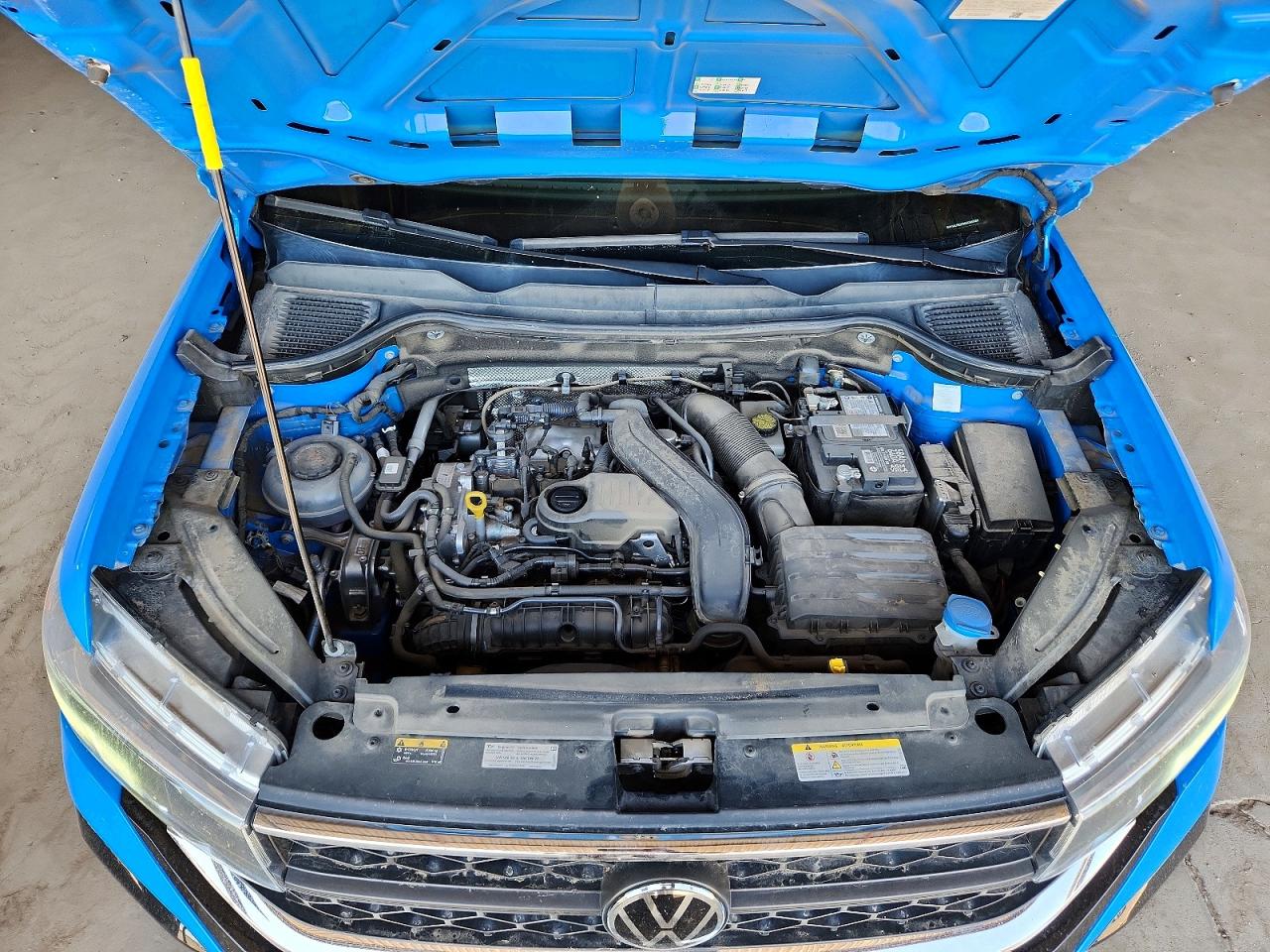 2022 Volkswagen Taos Se Синий vin: 3VVRX7B20NM086586
