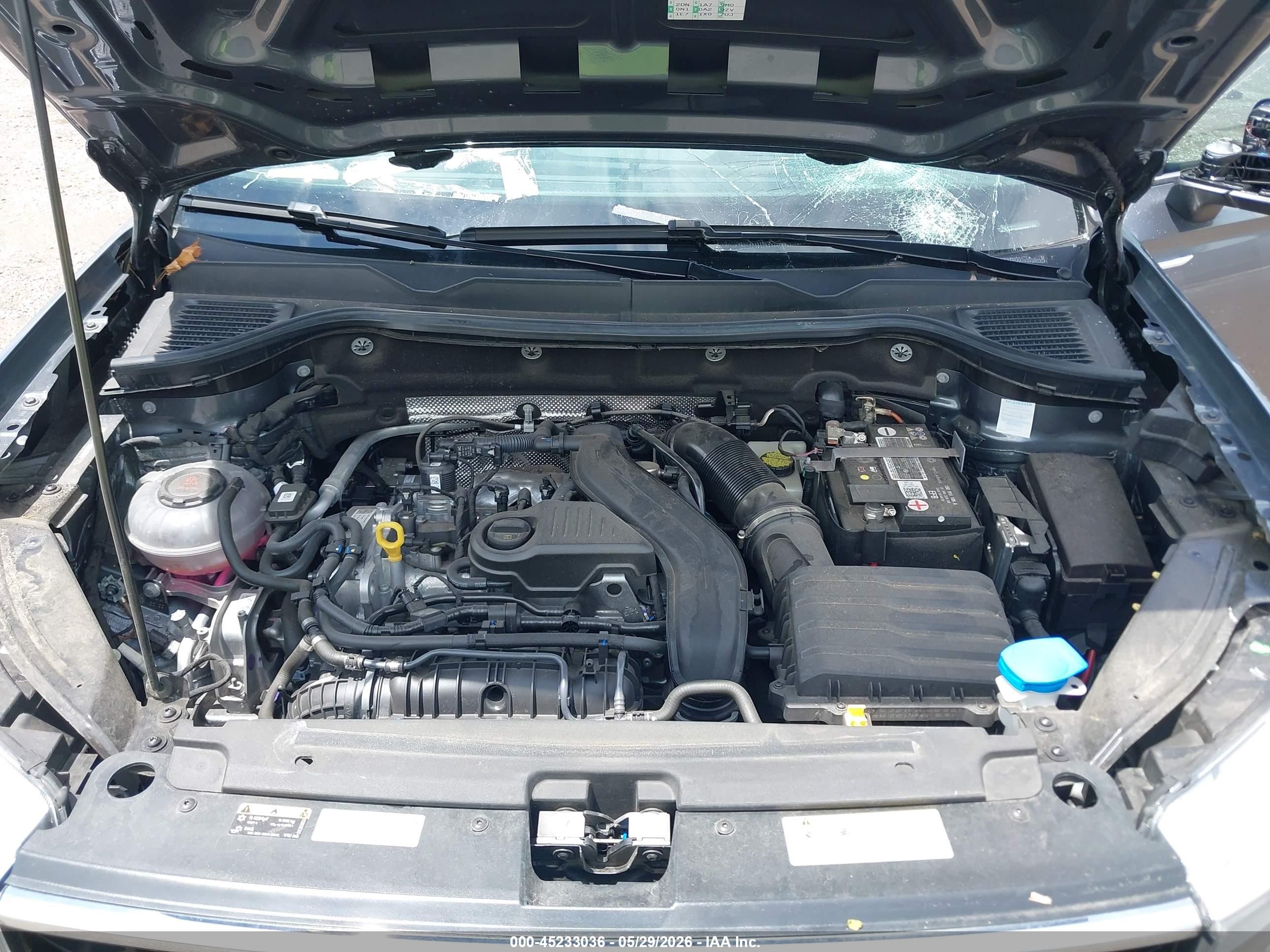 2022 Volkswagen Taos 1.5t Se Gray vin: 3VVRX7B26NM086124