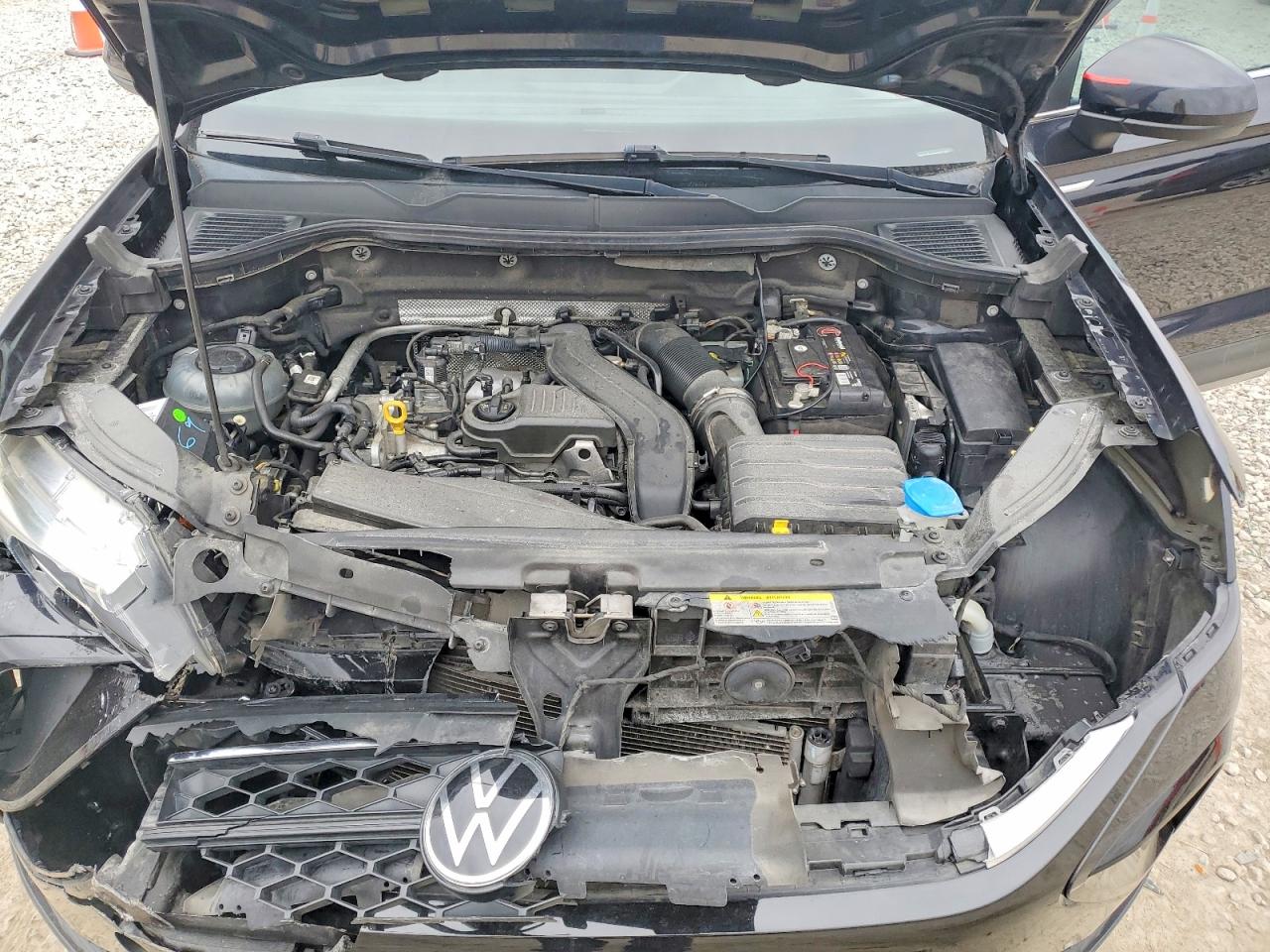 2022 Volkswagen Taos Se Black vin: 3VVRX7B2XNM007232