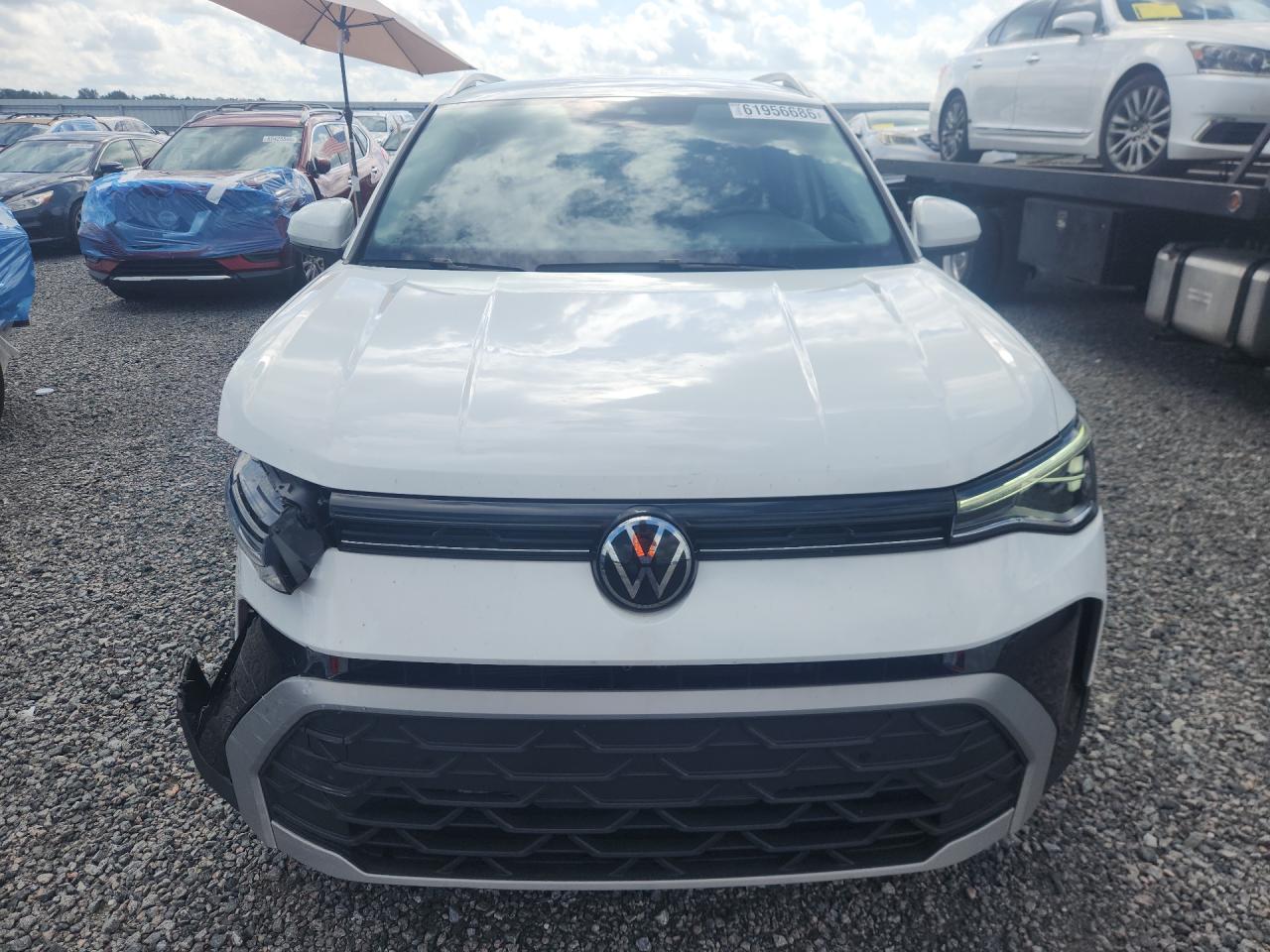 2025 Volkswagen Taos Se White vin: 3VVSC7B23SM066325