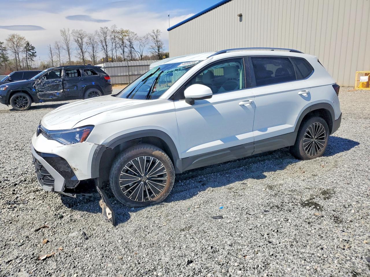 2025 Volkswagen Taos Se White vin: 3VVSC7B25SM090397