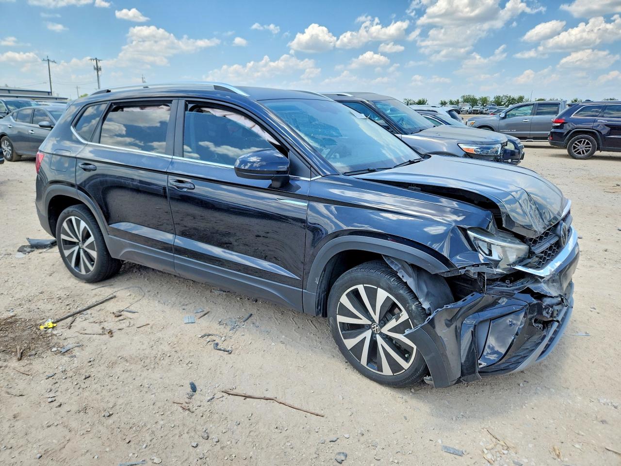 2024 Volkswagen Taos Se Black vin: 3VVSX7B20RM074915