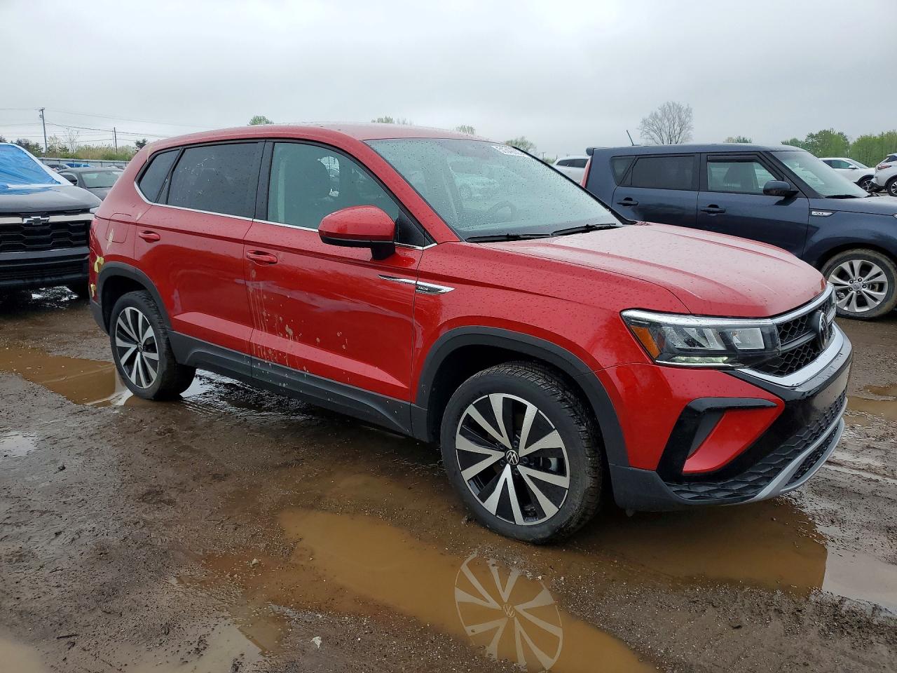 2024 Volkswagen Taos Se Red vin: 3VVSX7B27RM009902