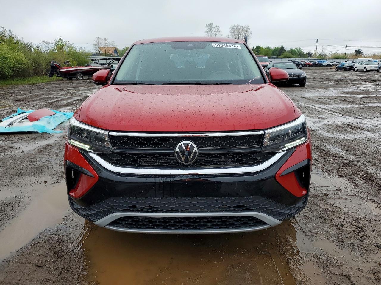 2024 Volkswagen Taos Se Red vin: 3VVSX7B27RM009902