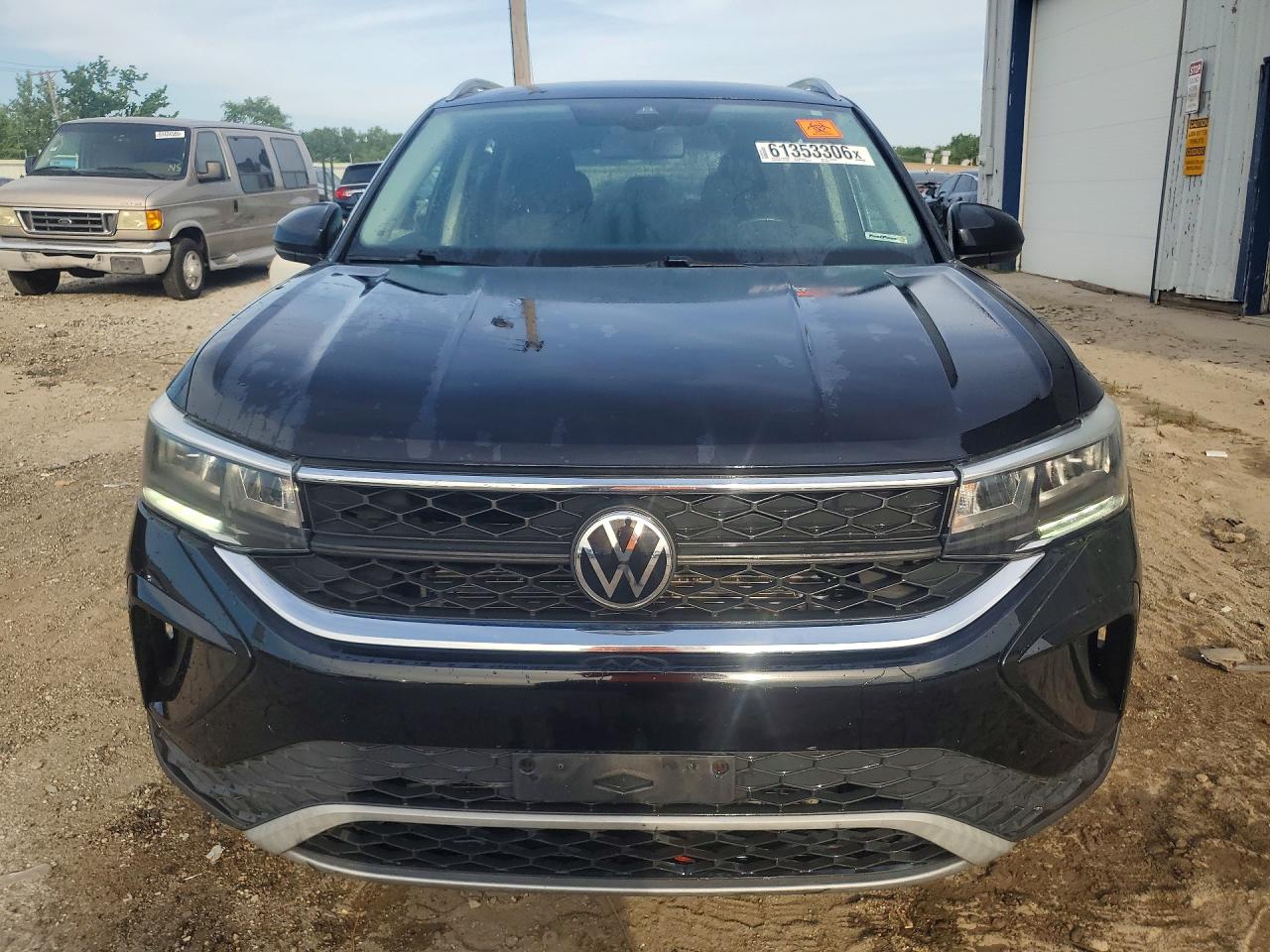 2022 Volkswagen Taos Se Black vin: 3VVSX7B2XNM010519