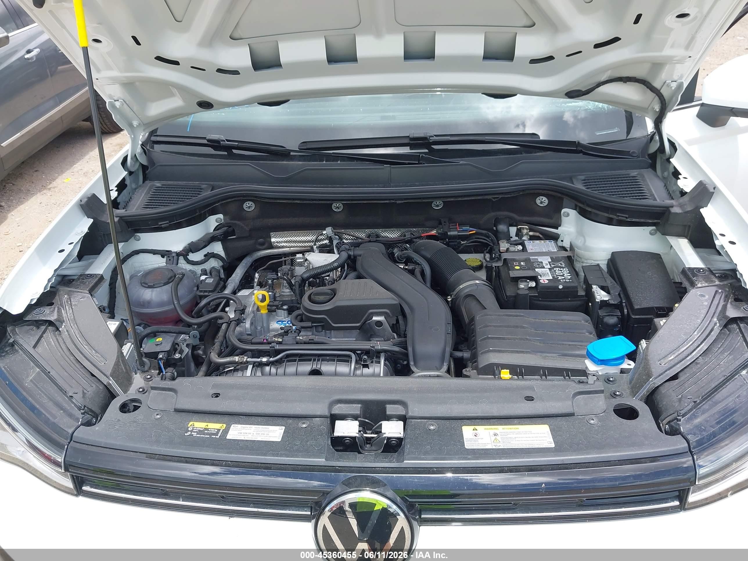 2026 Volkswagen Taos Se White vin: 3VVUC7B20TM048469