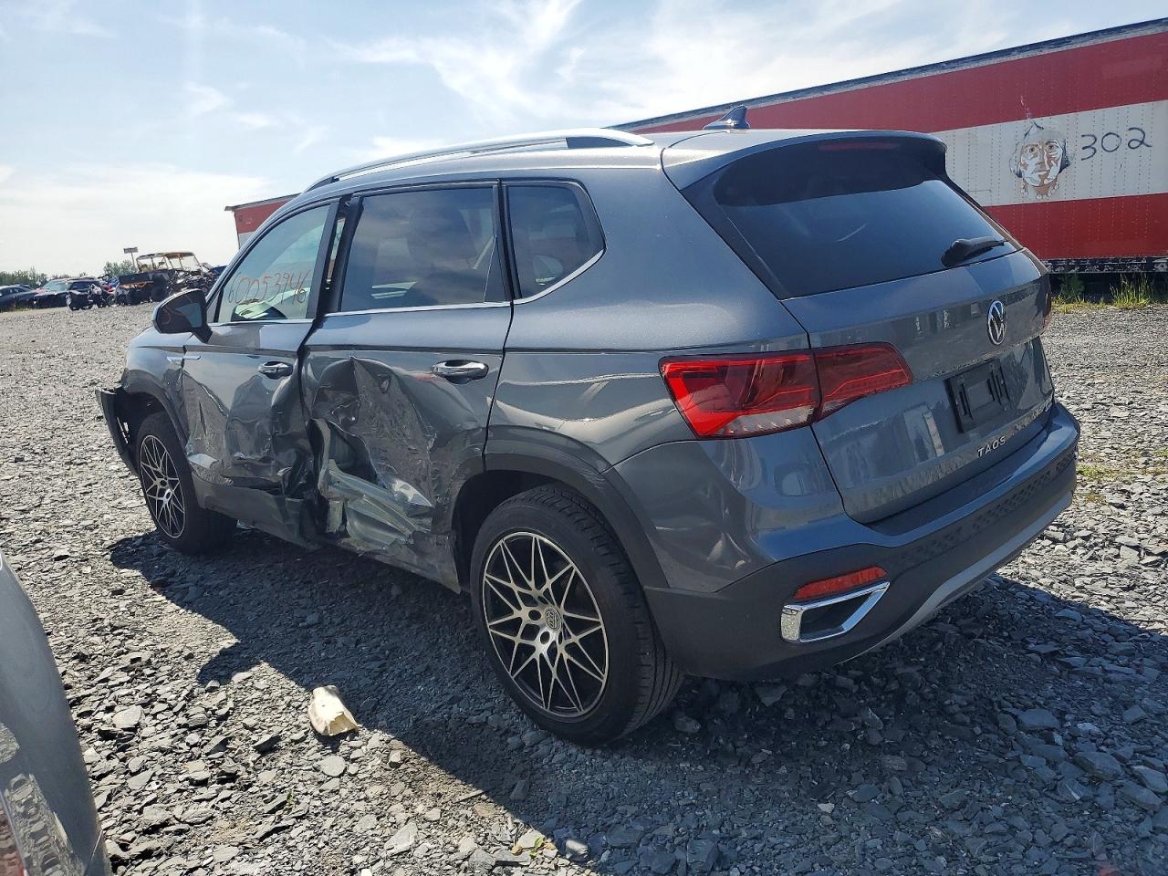 2024 Volkswagen Taos Se Gray vin: 3VVUX7B22RM041987