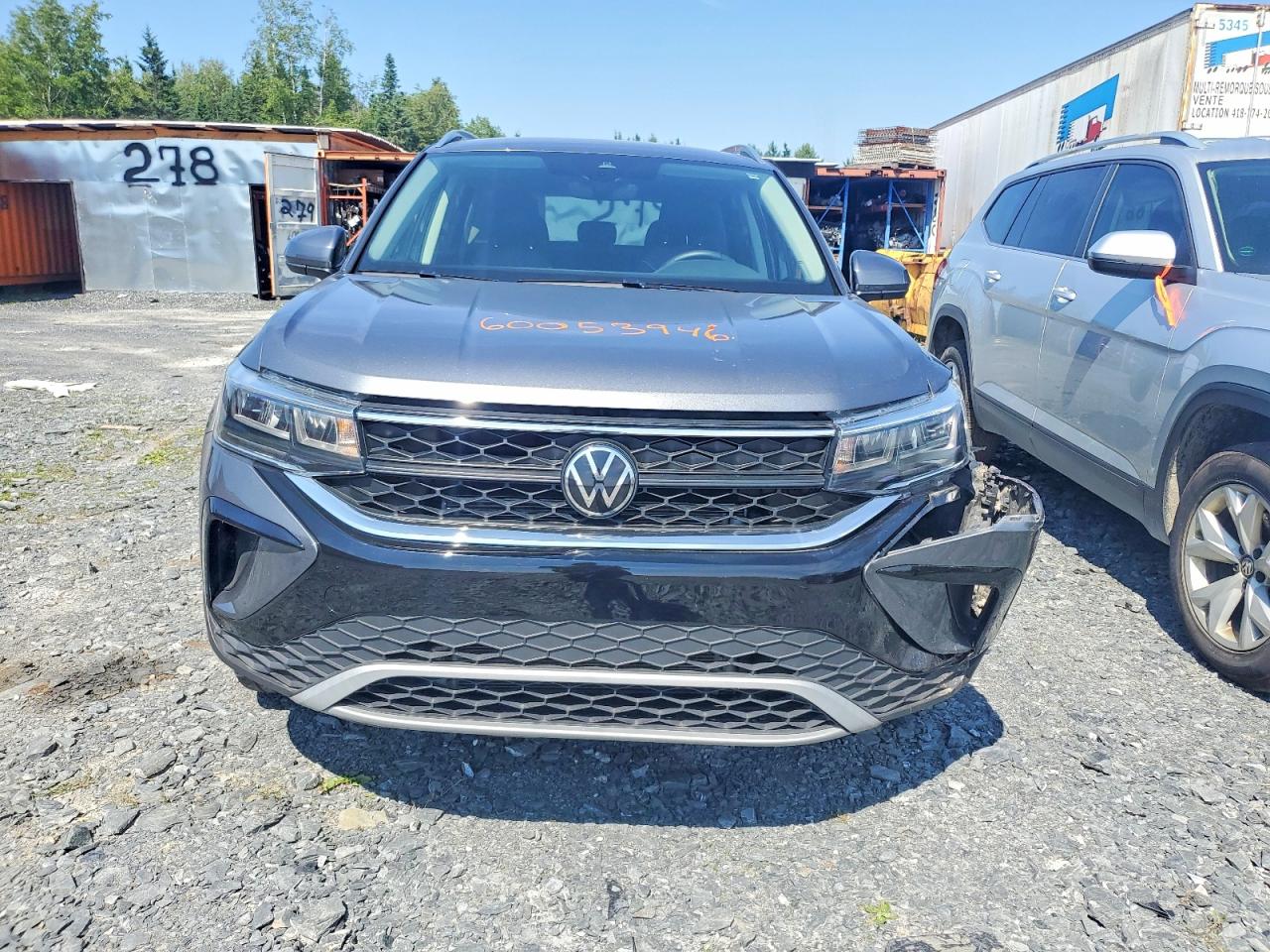 2024 Volkswagen Taos Se Gray vin: 3VVUX7B22RM041987