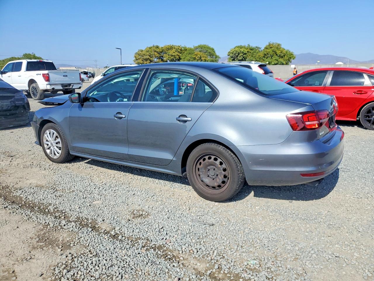 2017 Volkswagen Jetta S Серый vin: 3VW167AJ4HM317983