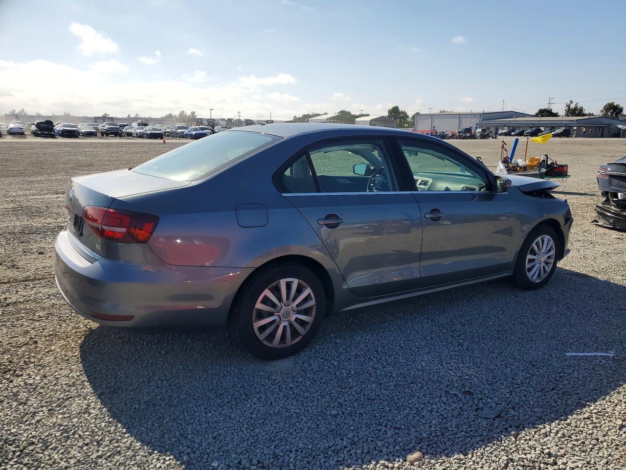 2017 Volkswagen Jetta S Серый vin: 3VW167AJ4HM317983